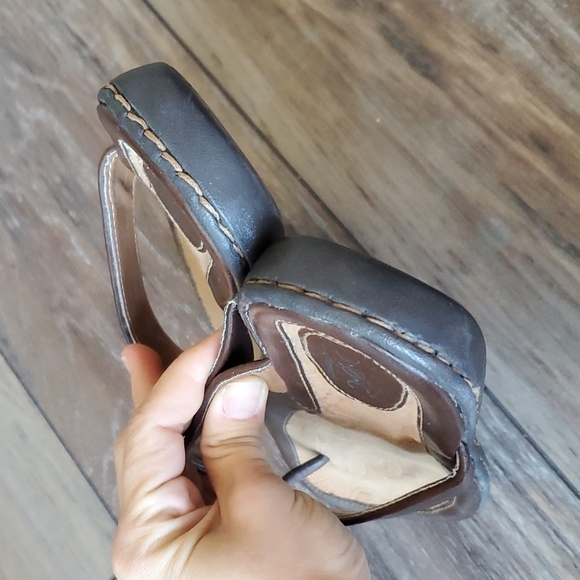 B.O.C Born Leather Thong Flip Flop Sandals Flats shoes sz 7 - Picture 5 of 12